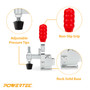 20328-P4 Quick Release Toggle Clamp (Vertical) w Rubber Pressure Tip, 200 lb Holding Capacity, 12050, 16PK (20328-P4)