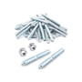QHB1003 3/8"-16 x 3" Hanger Bolts with 2 Hex Nuts, Case of 600