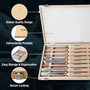 71824 Wood Lathe Chisel 8 Piece Set, Wood Lathe Turning Tools