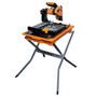 POWERTEC PRO 7-Inch Wet Tile Saw with Stand - 10-Amp, 1.5 HP Tile Cutter with Laser & LED Light, for Precise Ceramic & Porcelain Cuts (TLS1003)