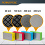 POWERTEC Diamond Hand Polishing Pads 100 Grits 1Pack, Diamond Sanding Block for Polishing and Grinding Porcelain, Ceramic Tile, Glass, Granite, Stone, Wood & Metal (71905)