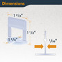 71898 Tile Leveling Spacer Clips, 100PK