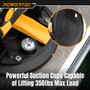 POWERTEC PRO Large Format Tile & Slab Carry System - Heavy Duty Suction Cup Lifter, Six 8" Suction Cups with 350lb Capacity Per Cup, Adjustable Frame, Portable (71985)-05