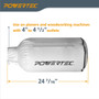 POWERTEC Dust Collector Bag, 30 Micron Filter. 4" Dust Port Filter Bag with 4" Key Hose Clamp. Fits DEWALT DW735, DW734, WEN PL1326, PL1303 & any other Woodworking Machine w/a 4”OD dust port. (70399) 03