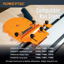POWERTEC Router Dado Jig for Precision Dado Cuts | Adjustable Fence, Built-In Dust Collection | Compatible with POWERTEC & Most Major Brand Guide Rails, Edge Clamps, and Routers (71923)08