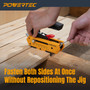 POWERTEC Edge Deck Screw Jig with 3 Board Spacing Options, and T15 Torx Bit, Hidden Fastener Deck Tool for Wood & Composite Decking (72184)-08