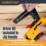 POWERTEC Edge Deck Screw Jig with 3 Board Spacing Options, and T15 Torx Bit, Hidden Fastener Deck Tool for Wood & Composite Decking (72184)-05