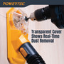POWERTEC Drill Dust Collection Base with Suction Mount and 4 Interchangeable Drill Guide Bushings "1/4", "5/16", "3/8", "1/2" – Works with POWERTEC Hose Kits – Supports Hole Size Up to 2-5/8" (70450)-07
