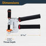 POWERTEC PRO Large Format Tile Breaker - 1-1/2" Throat, Breaks Tile Up to 9/16" (15mm) Thick, Dust-Free Application for Breaking Tile (71987)