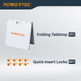 POWERTEC Arachni Flex 24" x 48" Waterproof PVC Foldable Workbench Tabletop – Portable Work Surface for Wet and Dry Applications with Quick-Insert Locks (72188)-03