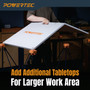 POWERTEC Arachni Flex 24" x 48" Waterproof PVC Foldable Workbench Tabletop – Portable Work Surface for Wet and Dry Applications with Quick-Insert Locks (72188)-05