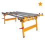 POWERTEC PRO Large Format Tile & Slab Work Table – Heavy Duty, Foldable, 1,100 lbs Capacity, Adjustable Leveling Feet, Steady, Flat Base for Handling and Scoring Large Tile, 71" x 41" (71984)