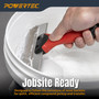 POWERTEC 6-1/2" Stainless Steel Bucket Scoop, Drywall Tapping Repair Tool, 1 PK (72179)