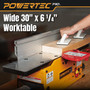 POWERTEC PRO 6-Inch Benchtop Jointer - 10-Amp, 2-Blade Wood Jointer for Woodworking with Adjustable Fence and Dust Port (BJ603)-05