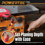 POWERTEC PRO 6-Inch Benchtop Jointer - 10-Amp, 2-Blade Wood Jointer for Woodworking with Adjustable Fence and Dust Port (BJ603)-07