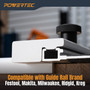 POWERTEC Track Saw Guide Rail Square 90° Right Angle, 1 PK (71962)-05