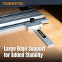 POWERTEC Track Saw Guide Rail Square 90° Right Angle, 1 PK (71962)-08