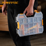 POWERTEC Stackable Tool Box Organizer with Removable Dividers - 17 Compartments, Interlocking, Portable Design (72118) POWERTEC Stackable Tool Box Organizer with Removable Dividers - 17 Compartments, Interlocking, Portable Design (72118)
