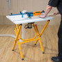 POWERTEC Folding Work Stand for Router Tabletop - Adjustable Height 32.7" to 35", Heavy Duty Steel, Portable Workbench Stand (UT1010)-08