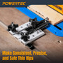 POWERTEC Thin Rip Jig for Table Saw - Sliding Guide for Accurate Ripping & Safe Operation, Fits Standard Miter Slots & T-Tracks, Woodworking Thin Rip Guide for Power Tool Accessories (71972)-04