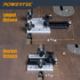 POWERTEC Thin Rip Jig for Table Saw - Sliding Guide for Accurate Ripping & Safe Operation, Fits Standard Miter Slots & T-Tracks, Woodworking Thin Rip Guide for Power Tool Accessories (71972)-03