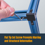 POWERTEC 3-Way End Corner Bracket (8 Sets) – Fits T-Slot and V-Slot Profile Aluminum Extrusion, Ideal for CNC Machines, 3D Printers, Custom Enclosures, and More (74004)