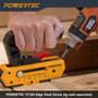 POWERTEC T15 Torx Driver Bit (2 Pack) - for Edge Deck Screws, 4 Inch Long, with Depth Stop, Compatible with Drills & Impact Drivers (72187)