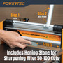 POWERTEC 13" Laminate and Vinyl Floor Cutter – Multi-Angle Manual Flooring Cutter for LVP, SPC, WPC, VCT, PVC, with HSS Blade, Honing Stone, and Angle Reference Marking (FC1300) POWERTEC 13" Laminate and Vinyl Floor Cutter – Multi-Angle Manual Flooring Cutter for LVP, SPC, WPC, VCT, PVC, with HSS Blade, Honing Stone, and Angle Reference Marking (FC1300)