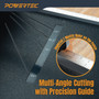 POWERTEC 13" Laminate and Vinyl Floor Cutter – Multi-Angle Manual Flooring Cutter for LVP, SPC, WPC, VCT, PVC, with HSS Blade, Honing Stone, and Angle Reference Marking (FC1300) POWERTEC 13" Laminate and Vinyl Floor Cutter – Multi-Angle Manual Flooring Cutter for LVP, SPC, WPC, VCT, PVC, with HSS Blade, Honing Stone, and Angle Reference Marking (FC1300)