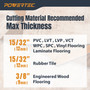 POWERTEC 13" Laminate and Vinyl Floor Cutter – Multi-Angle Manual Flooring Cutter for LVP, SPC, WPC, VCT, PVC, with HSS Blade, Honing Stone, and Angle Reference Marking (FC1300) POWERTEC 13" Laminate and Vinyl Floor Cutter – Multi-Angle Manual Flooring Cutter for LVP, SPC, WPC, VCT, PVC, with HSS Blade, Honing Stone, and Angle Reference Marking (FC1300)