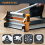 POWERTEC 13" Laminate and Vinyl Floor Cutter – Multi-Angle Manual Flooring Cutter for LVP, SPC, WPC, VCT, PVC, with HSS Blade, Honing Stone, and Angle Reference Marking (FC1300) POWERTEC 13" Laminate and Vinyl Floor Cutter – Multi-Angle Manual Flooring Cutter for LVP, SPC, WPC, VCT, PVC, with HSS Blade, Honing Stone, and Angle Reference Marking (FC1300)