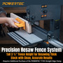 POWERTEC 16" x 3-1/2" Band Saw Fence - Resaw Fence Attachment for Bandsaw Tables & Drill Press, Compatible with POWERTEC Straight Edge Clamps (72260)-08