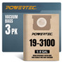 POWERTEC 19-3100 Shop Vac Bags 3 Pack for Stanley 5-8 Gal Wet Dry Vac, Replacement Vacuum Bags for Stanley SL18116P, SL18115P & Porter Cable Shop Vacuums (75101) POWERTEC 19-3100 Shop Vac Bags 3 Pack for Stanley 5-8 Gal Wet Dry Vac, Replacement Vacuum Bags for Stanley SL18116P, SL18115P & Porter Cable Shop Vacuums (75101)