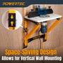 POWERTEC Folding Router Table Stand – Adjustable Height Workstation Base for 11-1/2" x 15-1/2" Trim Router Tables, Wall-Mount Ready, Includes Mounting Guide & Hardware (UT1013)-07