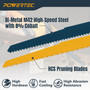 POWERTEC 7-Piece Reciprocating Saw Blades Set, Metal & Woodcutting Sawzall Blades Assortment for Plumbing Work, Wood Pruning, Cutting Metal and Wood with Nails (14403) POWERTEC 7-Piece Reciprocating Saw Blades Set, Metal & Woodcutting Sawzall Blades Assortment for Plumbing Work, Wood Pruning, Cutting Metal and Wood with Nails (14403)