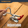 POWERTEC Toggle Clamp – 1320 lbs Holding Capacity, Type-4003 Adjustable Pull Action Latch with Lock Hole for Smoker, Tool Box, Cabinet, Woodworking Jigs & Fixtures – 2 Pack (20347-P2) 06