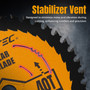 POWERTEC 6-1/2" Circular Saw Blade, 5/8" Arbor, 1/16" Kerf, 40-Tooth Carbide-Tipped Blade for Wood Cutting, Fine Crosscutting (14023)
