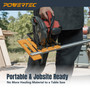 POWERTEC Circular Saw Guide Rail System – Rip-Cut Edge Guide Track for Straight Cuts in Plywood, Sheet Goods & Panels – Fits Left & Right Circular Saws – Portable Cutting Jig for Woodworking (72093)-08