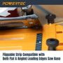 POWERTEC Circular Saw Guide Rail System – Rip-Cut Edge Guide Track for Straight Cuts in Plywood, Sheet Goods & Panels – Fits Left & Right Circular Saws – Portable Cutting Jig for Woodworking (72093)-06