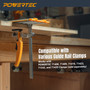 POWERTEC 53 Inch Circular Saw Track Guide Rail System – Precision Rip-Cut and Cross-Cut Guide for Sheet Goods, Plywood, Panels, and DIY Woodworking (72094) POWERTEC 53 Inch Circular Saw Track Guide Rail System – Precision Rip-Cut and Cross-Cut Guide for Sheet Goods, Plywood, Panels, and DIY Woodworking (72094)