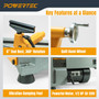 POWERTEC 10" x 18" Benchtop Mini Wood Lathe – 1/2HP, 5-Speed Cast Iron Lathe with MT2 Taper for Turning Pens, Bowls, Spindles, and DIY Wood Projects (LT1018)-04