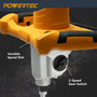 POWERTEC Electric Mortar Mixer – 13AMP/1600W Dual Handheld Cement Mixer with 2-Speed Control, 3-Blade Spiral Paddle & Accessories – Ideal for Mortar, Concrete, Epoxy & Paint (MR1680) 07