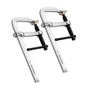 POWERTEC Heavy Duty 6" F Style Bar Clamps, 2-5/8" Throat, 480 lb Clamping Force – Woodworking, Cabinetry, Welding & Workshop Use, 2 Pack (72338) 01