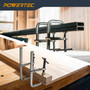 POWERTEC Heavy Duty 6" F Style Bar Clamps, 2-5/8" Throat, 480 lb Clamping Force – Woodworking, Cabinetry, Welding & Workshop Use, 2 Pack (72338) 07