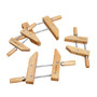 POWERTEC 71522 Wooden Handscrew Clamp - 6 Inch, 2PK