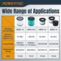 POWERTEC DCV5011H HEPA Filters for DeWalt DCV501HB 20V Cordless Handheld Vacuum 2 Pack, Cartridge Filter for DeWalt Vacuums (75122-P2) 06