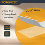 POWERTEC Melamine Edge Banding – 13/16" x 50 Ft Pre-Glued Veneer Tape Roll for Cabinet Repair, Furniture Restoration, Shelving & DIY Projects (72387) 03