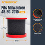 POWERTEC 49-90-2015 Foam Wet Filter for Milwaukee M18 0880-20, 0970-20 & M12 0960-20, 0960-21 Cordless Vacuum 2 Pack, Filter Replacement for Milwaukee Wet/Dry Vacuums (75133) 02POWERTEC 49-90-2015 Foam Wet Filter for Milwaukee M18 0880-20, 0970-20 & M12 0960-20, 0960-21 Cordless Vacuum 2 Pack, Filter Replacement for Milwaukee Wet/Dry Vacuums (75133)