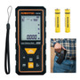 POWERTEC Laser Measure 165 ft (50 m) Digital Distance Meter with Angle Sensor, Backlit LCD, Area/Volume/Pythagorean Modes, Continuous Measurement, Memory, Batteries Included (72316) 02