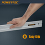 POWERTEC 50 Inch Aluminum Straight Edge – Precision Machinist Reference Tool, .003" Accuracy Over Full 50", for Woodworking, Machine Setup, Automotive & Surface Flatness Checks (72332) 06